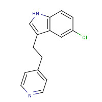 75259-79-9 5-chloro-3-(2-pyridin-4-ylethyl)-1H-indole chemical structure