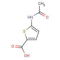 89499-46-7 5-acetamidothiophene-2-carboxylic acid chemical structure