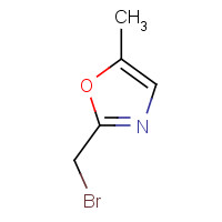 1394021-83-0 2-(bromomethyl)-5-methyl-1,3-oxazole chemical structure