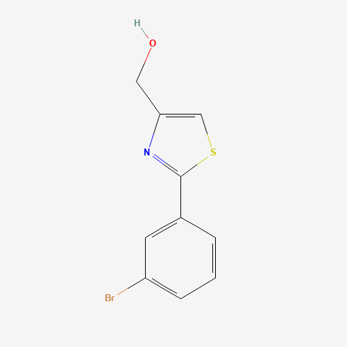 885280-57-9 [2-(3-bromophenyl)-1,3-thiazol-4-yl]methanol chemical structure