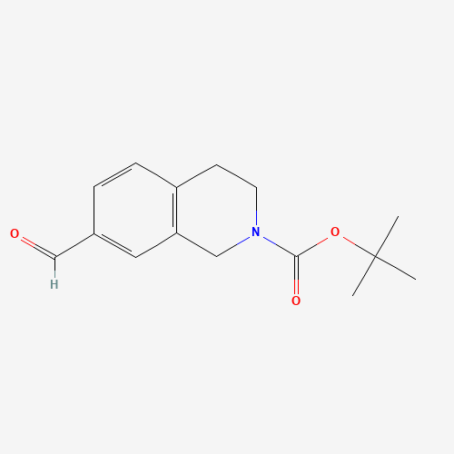 253801-24-0 tert-butyl 7-formyl-3,4-dihydro-1H-isoquinoline-2-carboxylate chemical structure
