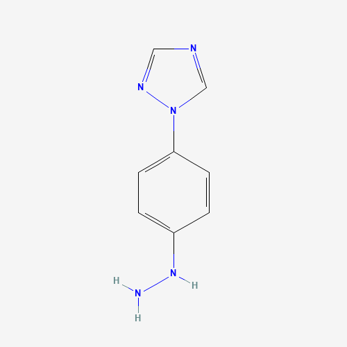 152537-06-9 [4-(1,2,4-triazol-1-yl)phenyl]hydrazine chemical structure