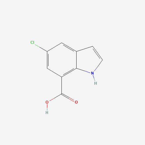 875305-81-0 5-chloro-1H-indole-7-carboxylic acid chemical structure