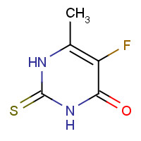 2145-54-2 5-fluoro-6-methyl-2-sulfanylidene-1H-pyrimidin-4-one chemical structure