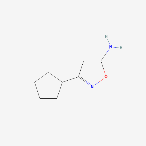 1012879-78-5 3-cyclopentyl-1,2-oxazol-5-amine chemical structure
