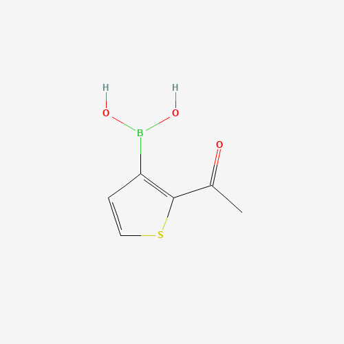 36155-74-5 (2-acetylthiophen-3-yl)boronic acid chemical structure