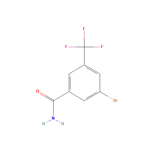1007578-83-7 3-bromo-5-(trifluoromethyl)benzamide chemical structure