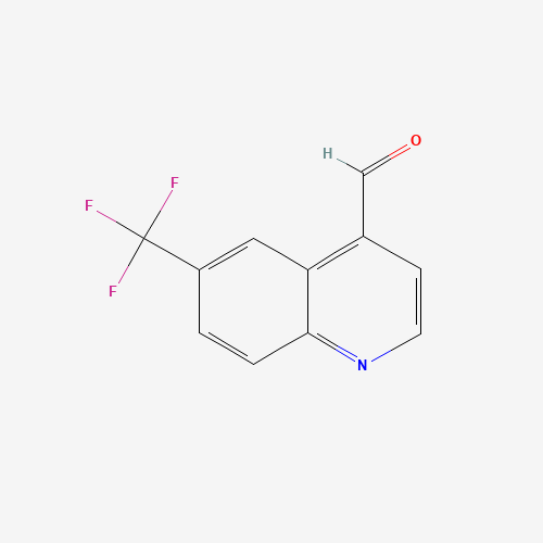 482587-03-1 6-(trifluoromethyl)quinoline-4-carbaldehyde chemical structure