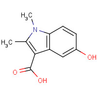 25888-01-1 5-hydroxy-1,2-dimethylindole-3-carboxylic acid chemical structure