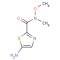 942631-54-1 5-amino-N-methoxy-N-methyl-1,3-thiazole-2-carboxamide chemical structure
