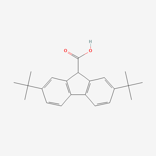 351003-13-9 2,7-ditert-butyl-9H-fluorene-9-carboxylic acid chemical structure