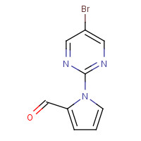 383147-57-7 1-(5-bromopyrimidin-2-yl)pyrrole-2-carbaldehyde chemical structure