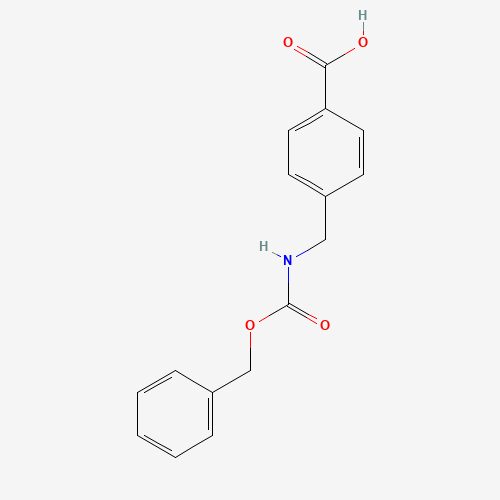 58933-52-1 4-(phenylmethoxycarbonylaminomethyl)benzoic acid chemical structure