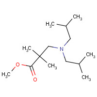 222313-53-3 methyl 3-[bis(2-methylpropyl)amino]-2,2-dimethylpropanoate chemical structure