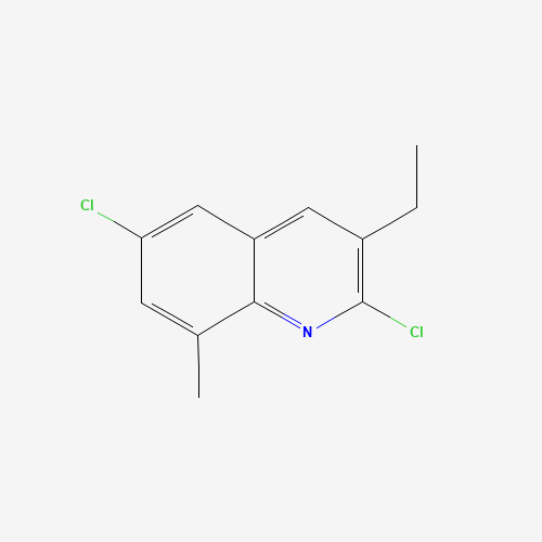 1031927-98-6 2,6-dichloro-3-ethyl-8-methylquinoline chemical structure
