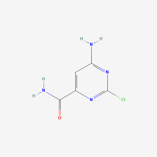 500352-09-0 6-amino-2-chloropyrimidine-4-carboxamide chemical structure