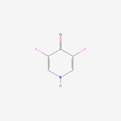 7153-08-4 3,5-diiodo-1H-pyridin-4-one chemical structure