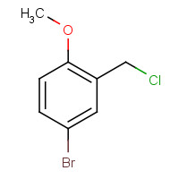 7017-52-9 4-bromo-2-(chloromethyl)-1-methoxybenzene chemical structure