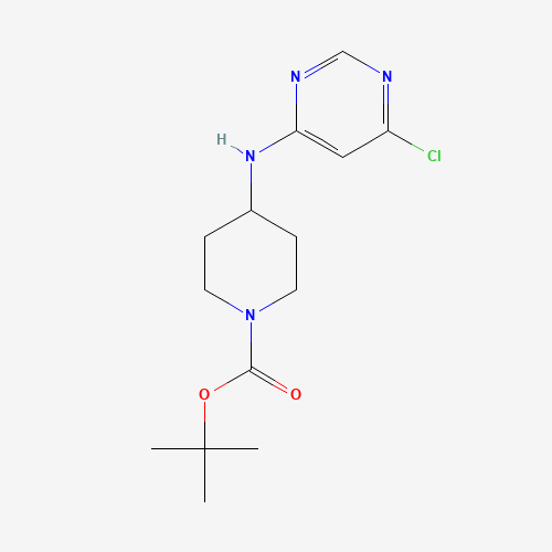 939986-76-2 tert-butyl 4-[(6-chloropyrimidin-4-yl)amino]piperidine-1-carboxylate chemical structure