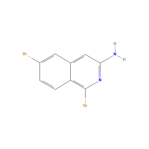 925672-85-1 1,6-dibromoisoquinolin-3-amine chemical structure
