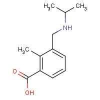 1346136-13-7 2-methyl-3-[(propan-2-ylamino)methyl]benzoic acid chemical structure