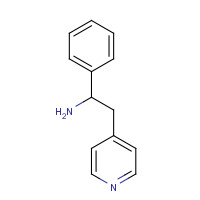 59576-22-6 1-phenyl-2-pyridin-4-ylethanamine chemical structure