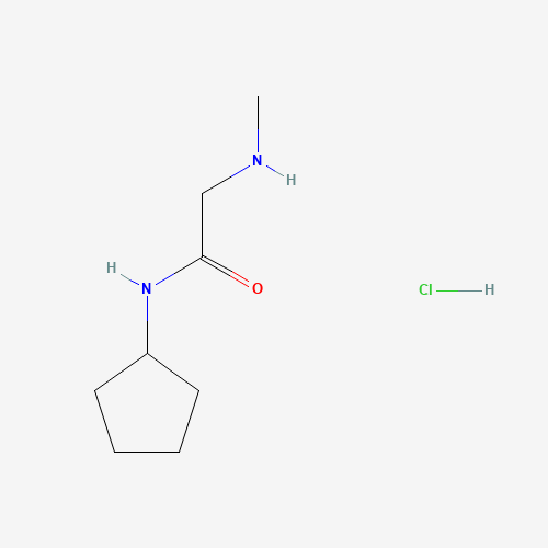 1220028-60-3 N-cyclopentyl-2-(methylamino)acetamide;hydrochloride chemical structure