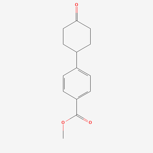 137464-98-3 methyl 4-(4-oxocyclohexyl)benzoate chemical structure
