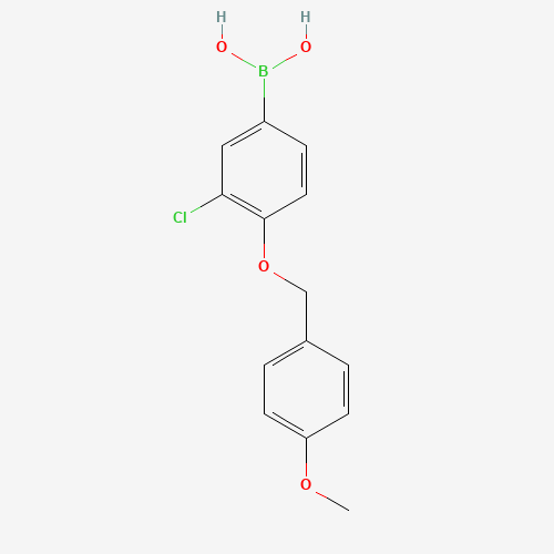 870777-25-6 [3-chloro-4-[(4-methoxyphenyl)methoxy]phenyl]boronic acid chemical structure