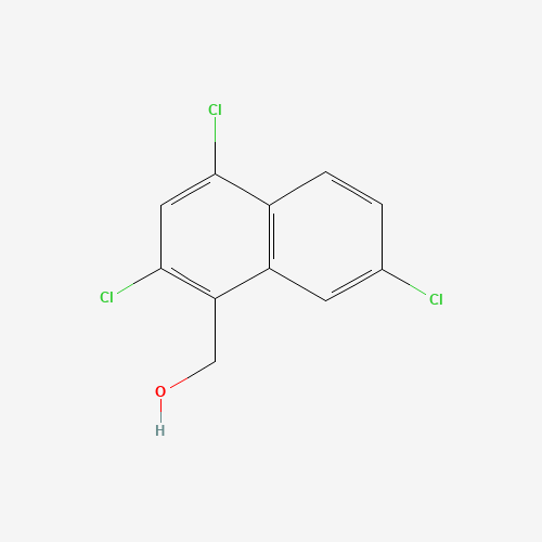 108579-05-1 (2,4,7-trichloronaphthalen-1-yl)methanol chemical structure
