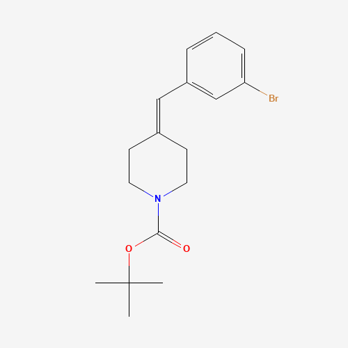 163210-03-5 tert-butyl 4-[(3-bromophenyl)methylidene]piperidine-1-carboxylate chemical structure