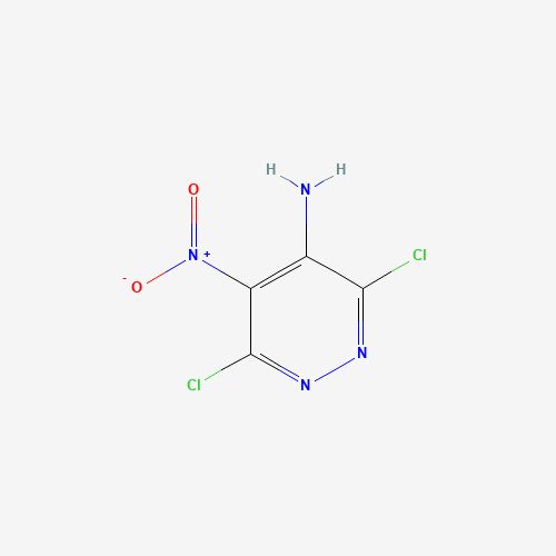 28682-68-0 3,6-dichloro-5-nitropyridazin-4-amine chemical structure