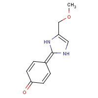 102151-57-5 4-[4-(methoxymethyl)-1,3-dihydroimidazol-2-ylidene]cyclohexa-2,5-dien-1-one chemical structure
