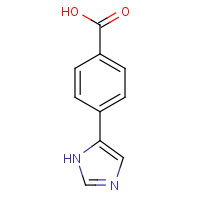 13569-97-6 4-(1H-imidazol-5-yl)benzoic acid chemical structure