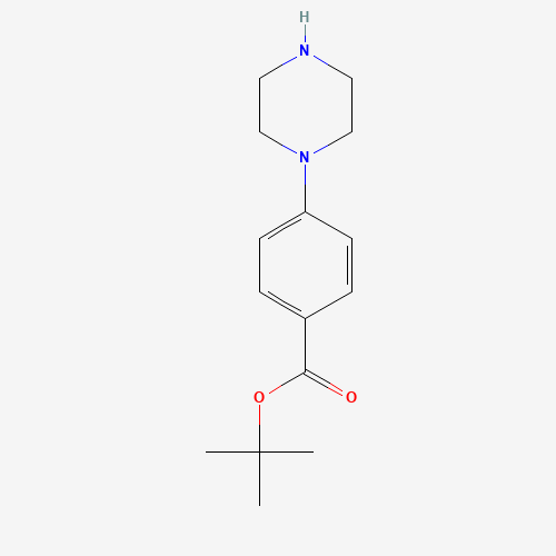 187669-28-9 tert-butyl 4-piperazin-1-ylbenzoate chemical structure