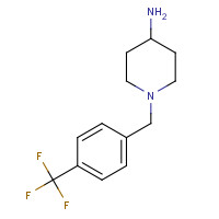 149401-02-5 1-[[4-(trifluoromethyl)phenyl]methyl]piperidin-4-amine chemical structure