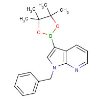 1350626-27-5 1-benzyl-3-(4,4,5,5-tetramethyl-1,3,2-dioxaborolan-2-yl)pyrrolo[2,3-b]pyridine chemical structure