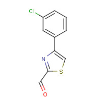 383142-59-4 4-(3-chlorophenyl)-1,3-thiazole-2-carbaldehyde chemical structure
