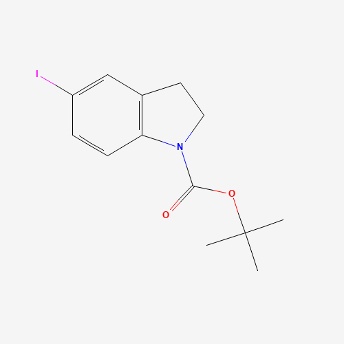 503614-74-2 tert-butyl 5-iodo-2,3-dihydroindole-1-carboxylate chemical structure