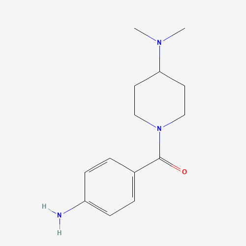50534-08-2 (4-aminophenyl)-[4-(dimethylamino)piperidin-1-yl]methanone chemical structure