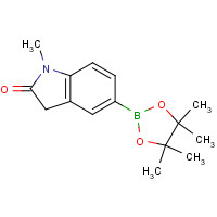 1220696-38-7 1-methyl-5-(4,4,5,5-tetramethyl-1,3,2-dioxaborolan-2-yl)-3H-indol-2-one chemical structure