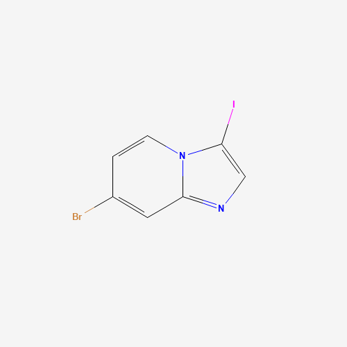 1246184-55-3 7-bromo-3-iodoimidazo[1,2-a]pyridine chemical structure