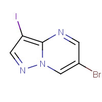 1109284-33-4 6-bromo-3-iodopyrazolo[1,5-a]pyrimidine chemical structure