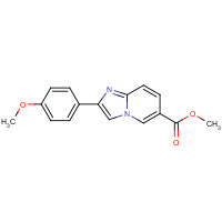 866050-80-8 methyl 2-(4-methoxyphenyl)imidazo[1,2-a]pyridine-6-carboxylate chemical structure
