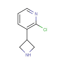 1260858-96-5 3-(azetidin-3-yl)-2-chloropyridine chemical structure