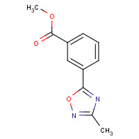 921938-57-0 methyl 3-(3-methyl-1,2,4-oxadiazol-5-yl)benzoate chemical structure