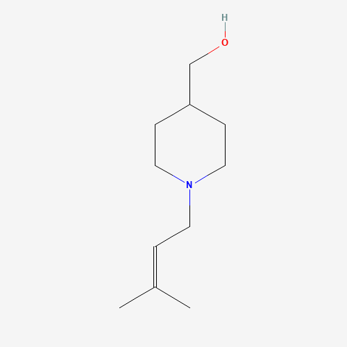 152902-78-8 [1-(3-methylbut-2-enyl)piperidin-4-yl]methanol chemical structure