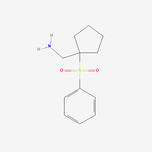 1114822-88-6 [1-(benzenesulfonyl)cyclopentyl]methanamine chemical structure