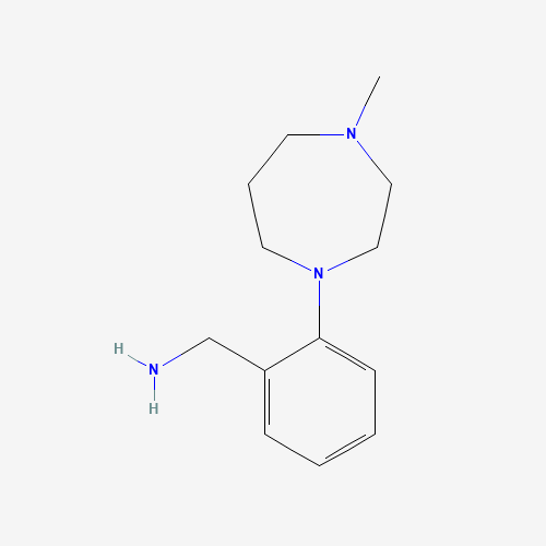 915707-56-1 [2-(4-methyl-1,4-diazepan-1-yl)phenyl]methanamine chemical structure