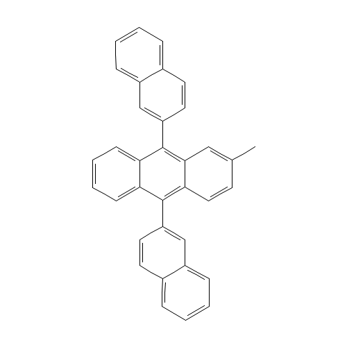 804560-00-7 2-methyl-9,10-dinaphthalen-2-ylanthracene chemical structure
